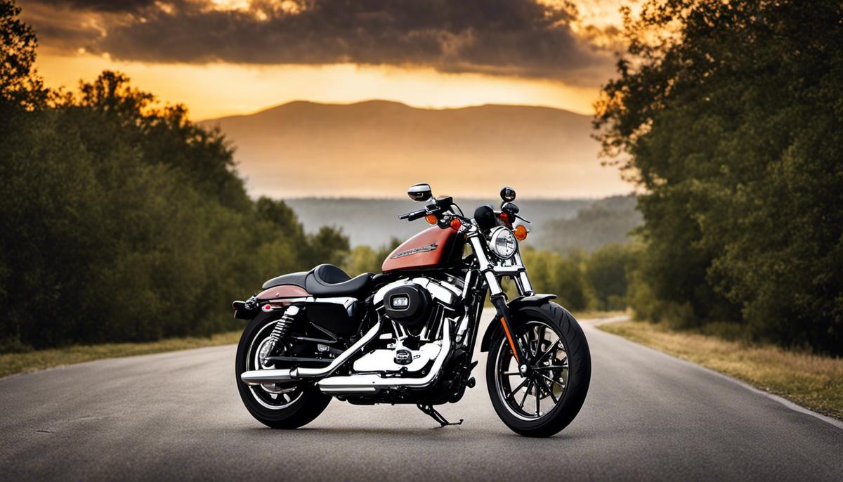 Image of a Harley-Davidson Sportster 1200 motorcycle
