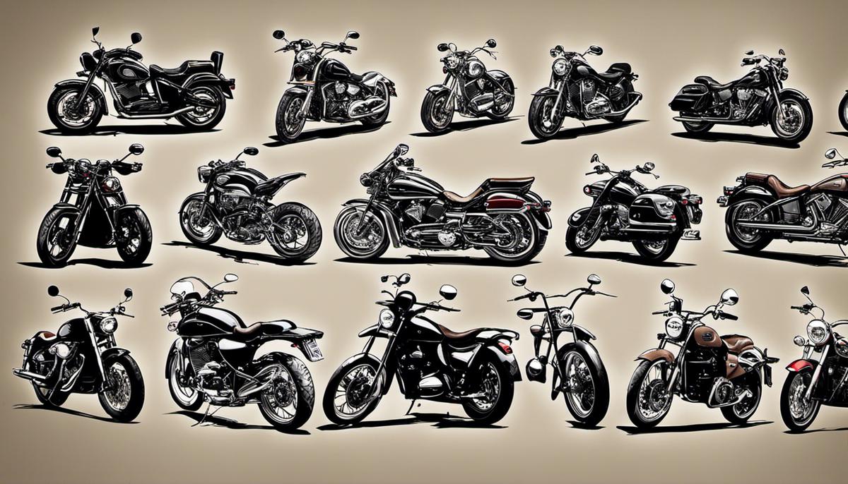 A montage of motorcycle logos representing different brands, symbolizing the diversity and importance of motorcycle brands in the industry.