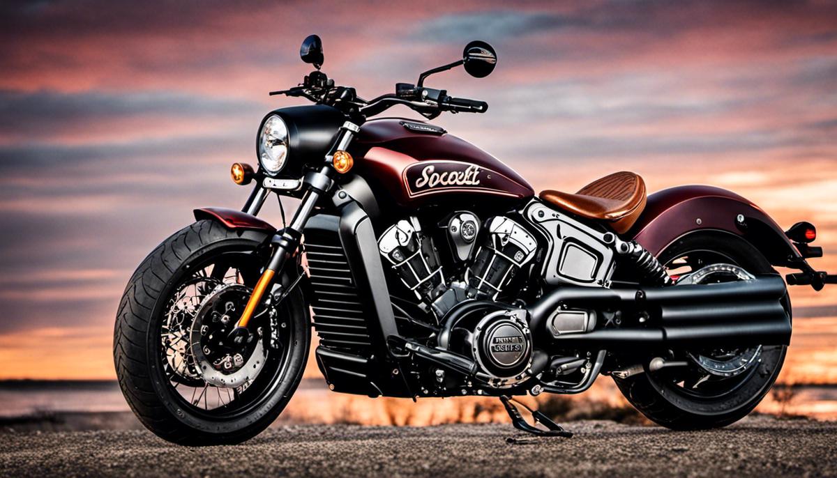 Image of an Indian Scout Bobber motorcycle