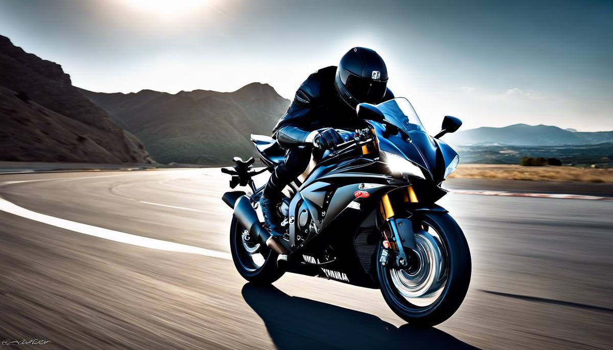 Image of the Yamaha R6 motorcycle, showcasing its sleek design and powerful aura.