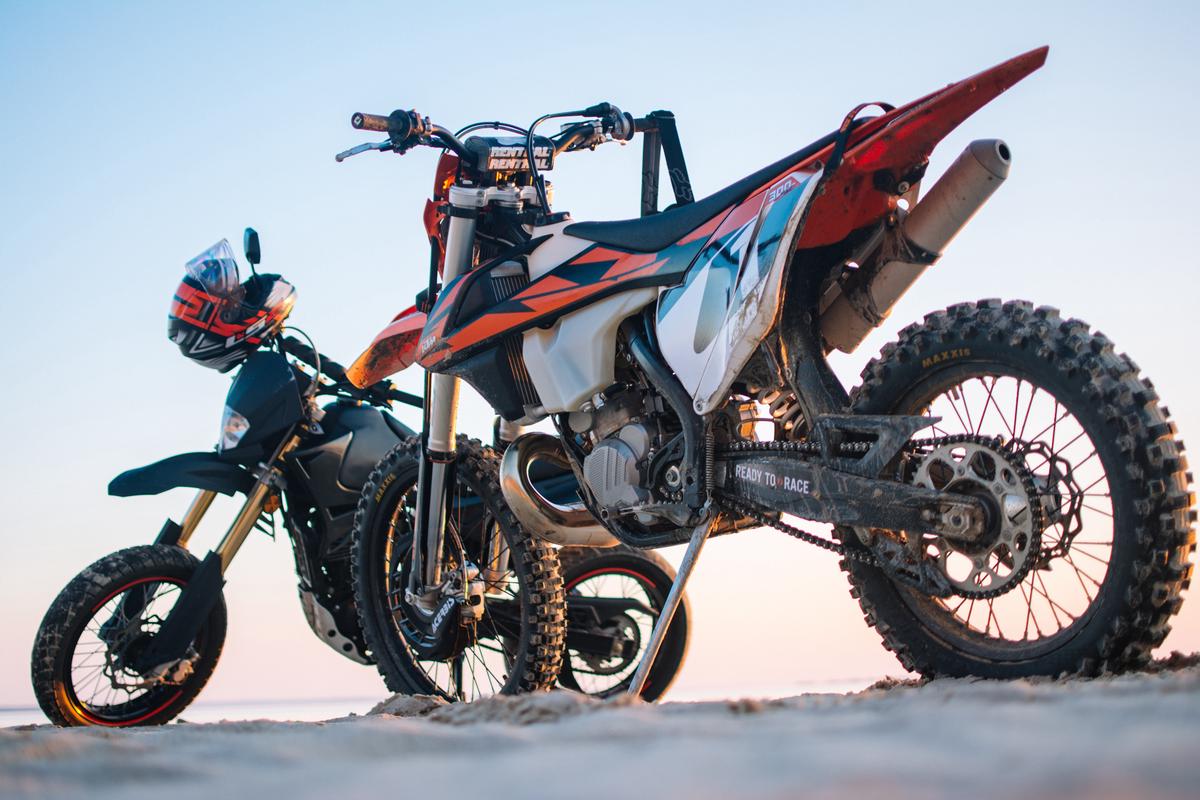 Yamaha XT660X motorbike with sleek design and powerful performance